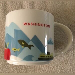STARBUCKS Washington State You Are Here Collectible Mug